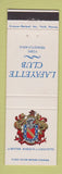 Matchbook Cover - Lafayette Club York PA
