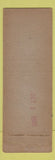 Matchbook Cover Monticello Hotel Thomas Jefferson Charlottesville VA SAMPLE RED