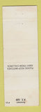 Matchbook Cover - Trivia John F Kennedy Navy PT 109