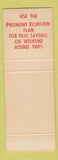 Matchbook Cover - Piedmont Airlines DD Bean WEAR