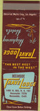 Matchbook Cover - Travel Lodge Motel Oceanside CA