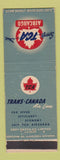 Matchbook Cover - TCA Trans Canada Airlines