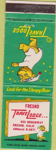 Matchbook Cover - Travel Lodge Motel Fresno CA