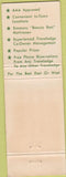 Matchbook Cover - Travel Lodge Motel Fresno CA