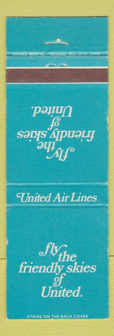 Matchbook Cover - United Airlines Friendly Skies WEAR