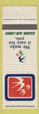 Matchbook Cover - Ozark Airlines