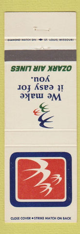 Matchbook Cover - Ozark Airlines