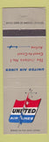 Matchbook Cover - United Airlines #1