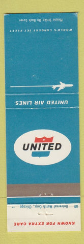 Matchbook Cover - United Airlines #2