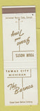 Matchbook Cover - The Barnes Tawas City MI