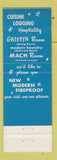 Matchbook Cover - The Barnes Tawas City MI