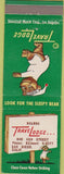 Matchbook Cover - Travel Lodge Motel Balboa San Diego CA