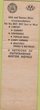 Matchbook Cover - Travel Lodge Motel Balboa San Diego CA