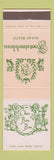 Matchbook Cover - Fontainebleau Hotel Miami Beach FL Chez Bon Bon