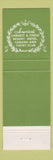Matchbook Cover - Fontainebleau Hotel Miami Beach FL Chez Bon Bon