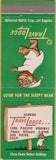 Matchbook Cover - Travel Lodge Motel Harbor San Diego CA
