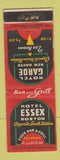 Matchbook Cover - Hotel Essex Boston MA Garde New Haven CT WEAR