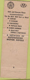 Matchbook Cover - Travel Lodge Motel Point Loma San Diego CA