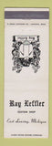 Matchbook Cover - Ray Leffler Custom Shop East Lansing MI