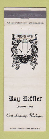 Matchbook Cover - Ray Leffler Custom Shop East Lansing MI
