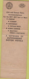 Matchbook Cover - Travel Lodge Motel Uptown San Diego CA