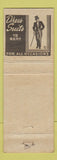 Matchbook Cover - J Posa & Sons Men's Clothes Detroit MI WEAR
