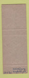 Matchbook Cover - Safway Steel Scaffolds Detroit MI Jack Tarbeck