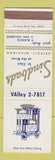 Matchbook Cover - Sindbads Restaurant Detroit MI