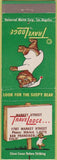 Matchbook Cover - Travel Lodge Market Street San Francisco CA