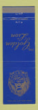 Matchbook Cover - The Golden Lion Detroit MI