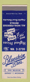 Matchbook Cover - Bluestein Bros Rags Paper Iron Metals Detroit MI SAMPLE