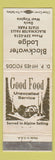 Matchbook Cover - Blackwater Lodge Blackwater Falls State Park WV