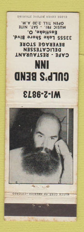Matchbook Cover - Culp's Bend Inn Eastlake OH