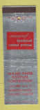 Matchbook Cover - Waxed Paper Institute Convention Chicago IL Morrison Hotel