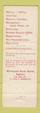 Matchbook Cover Kenny Boiler Manufacturing St Paul MN Minnesota Centennial 1958