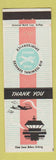 Matchbook Cover - Air Terminal Service Indianapolis IN Airport
