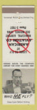 Matchbook Cover - American Aviation Cessna Airplanes Des Moines IA