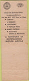 Matchbook Cover - Travel Lodge Motel Auditorium San Francisco CA