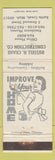 Matchbook Cover - Russell Crane Construction Battle Creek MI
