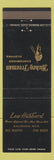 Matchbook Cover - Lew Hubbard Hickey Freeman Men's Clothes Kalamazoo MI