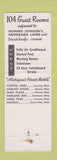 Matchbook Cover - Autorama Motel Flint MI