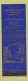 Matchbook Cover - Crestview Motel Sault Ste Marie MI BLUE WEAR