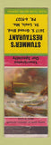 Matchbook Cover - Stummer's Restaurant St Louis MO WEAR