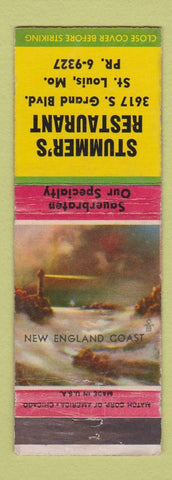 Matchbook Cover - Stummer's Restaurant St Louis MO WEAR