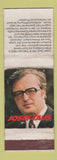 Matchbook Cover - Josef Taus Election Austria WEAR