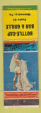 Matchbook Cover - Bottle Cap Bar Grille Monocacy PA pinup WORN