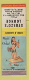 Matchbook Cover - Strezo's Lounge Worth IL pinup