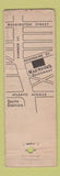Matchbook Cover - Warmuth's Restaurant Boston MA feature WORN