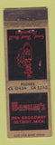 Matchbook Cover - Wasum's Restaurant Detroit MI WEAR