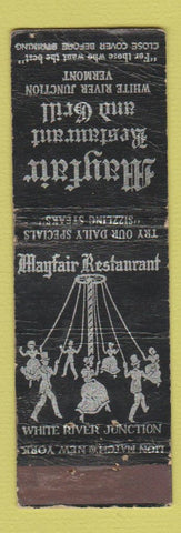 Matchbook Cover - Mayfair Restaurant Grill White River Junction VT WEAR